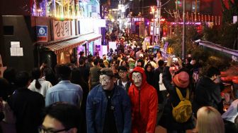 Rayakan Pesta Halloween, Puluhan Orang Meninggal Akibat Berdesakan di Itaewon Korea Selatan