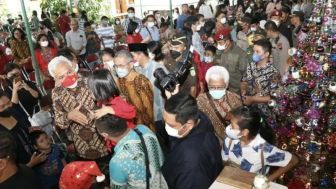 Pantau Perayaan Natal di Dua Gereja, Begini Kata Ganjar Pranowo Gubernur Jateng