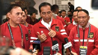 Meski Imbang Melawan Thailand, Presiden Jokowi Tetap yakin Timnas Juara