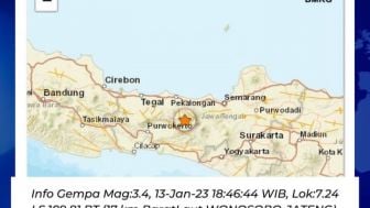 Wonosobo Diguncang Gempa Dangkal, Terasa hingga Dieng