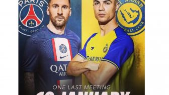 Link Live Streaming PSG vs Riyadh All Star, Duel Seru Mega Bintang Ronaldo vs Messi