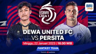 Jadwal dan Link Live Streaming BRI Liga 1 Dewa United vs Persita