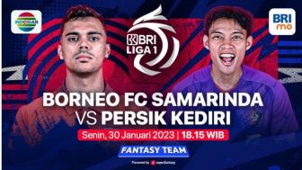 Sedang Berlangsung, Link Live Streaming Pertandingan BRI Lga 1 Borneo FC VS Persik Kediri