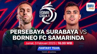 Link Live Streaming Laga Persebaya vs Borneo FC