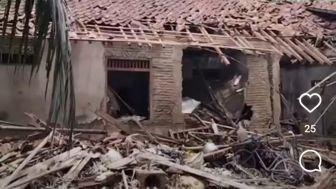 Rumah Hancur karena Ledakan di Padangjaya Cilacap, 1 Warga Tewas