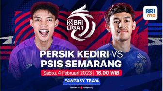 Link Nonton Liga 1 Sabtu (4/1), Persik Kediri vs PSIS Semarang