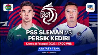 Link Live Streaming PSS Sleman vs Persik Kediri