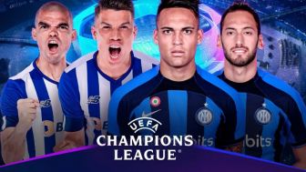 LiveON Vidio Rabu Dini Hari Liga Champions FC Porto Vs Inter Milan : Lengkap H2H, Susunan Pemain dan Prediksi Skor!