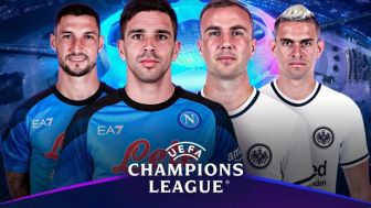 Link Streaming Napoli vs Eintracht Frankfurt di Liga  Champions : Lengkap Head To Head