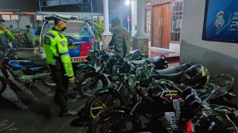 Polres Purbalingga Berburu Pelanggar Lalu Lintas di Malam Minggu, Pelanggar Lalu Lintas Kocar-kacir