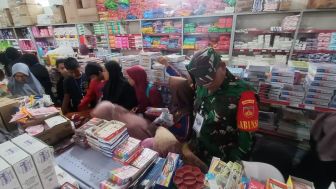 Senangnya Anak Yatim dan Dhuafa di Banjarnegara Ditraktir Belanja Kebutuhan Lebaran