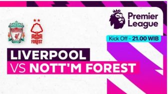 Liga Inggris, Link Live Streaming Liverpool vs Nottingham Forest Malam Ini