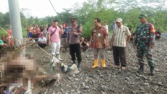 Mayat Pria Ditemukan di Sungai Kacangan Purbalingga