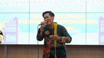 Membanggakan, Septian Mahasiswa Unsoed Juara 2 Menyanyi Keroncong FSPI Tingkat Nasional