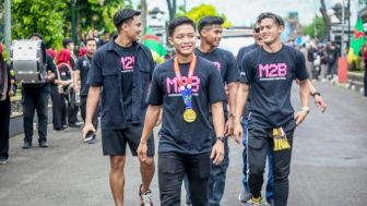Para Penggawa Timnas U-22 Bertandang ke Kampung Halaman Rio Fahmi di Banjarnegara