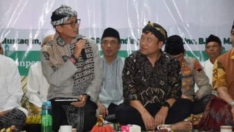 Sandiaga Uno Bagikan Tips Jadi Pengusaha Sukses ke Santri di Banyumas