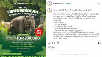 Ada Diskon Tiket Promo Libur Sekolah 2023 Taman Safari Bogor, Ini Cara Dapatkannya