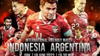 Link Live Streaming Timnas Indonesia vs Argentina