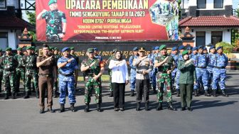 Harus Disengkuyung Masyarakat, Program TMMD Bangun Jalan Penghubung Karangasem - Adiarsa