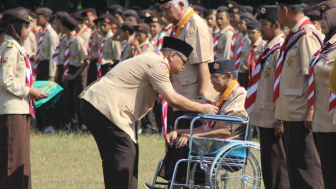 Puluhan Aktifis Pramuka di Banjarnegara Terima Tanda Penghargaan, Ini Pesan Pj Bupati