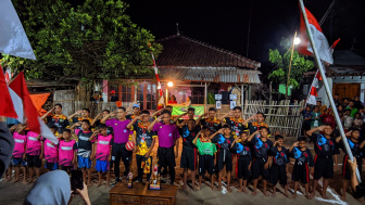 Berlangsung Meriah! Agustusan Ds Galuh Purbalingga Adakan Lomba Sepakbola Persegal Cup Junior