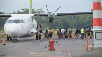 Feeder Umrah Dimulai, 48 Jamaah Diberangkatkan Melalui Bandara Soedirman