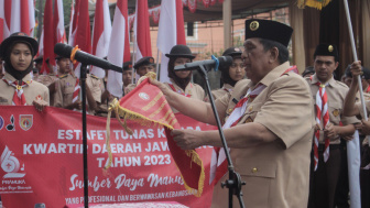 Estafet Tunas Kelapa, Kak Sudono: Pramuka Harus Bermanfaat bagi Masyarakat