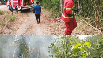 Waspada, Dalam Sehari di Banjarnegara Terjadi Tiga Kebakaran Lahan di Lokasi Berbeda