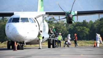 Akhirnya Bandara JBS Purbalingga Hidup Lagi, Berkat Jemaah Umrah ke Tanah Suci