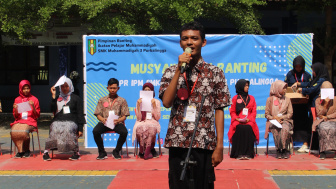 Tanpa Politik Uang, IPM SMK Muhammadiyah 3 Purbalingga Sukses Selenggarakan Pesta Demokrasi
