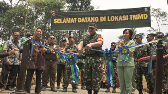 TMMD Sengkuyung Tahap III Berhasil Bangun Jalan Baru Sepanjang 2.338 Meter