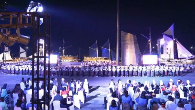 Konser Suara 1000 Sasando di Labuan Bajo Pecahkan Rekor Muri