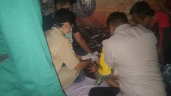 Aniaya Orang Tua Sendiri, ODGJ ini diamankan Pihak Kepolisian Grobogan