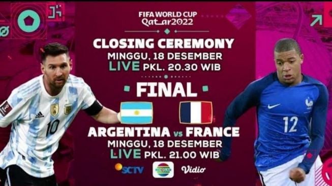 Sedang Berlangsung, Link Streaming Final Piala Dunia Qatar 2022 Argentina Vs Prancis