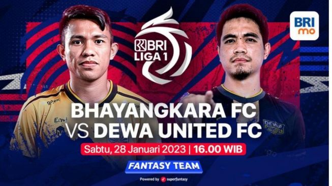 Lanjutan BRI Liga 1 Hari Ini, Link Live Streaming Bhayangkara FC vs Dewa United