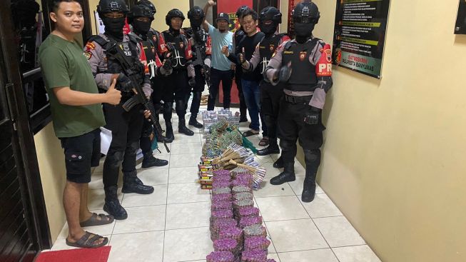 Polresta Banyumas Kembali Sita Ribuan Petasan Siap Edar