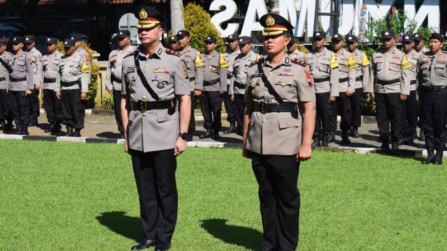 Kapolresta Banyumas Ingatkan Anggota Jaga Netralitas di Pemilu Serentak 2024