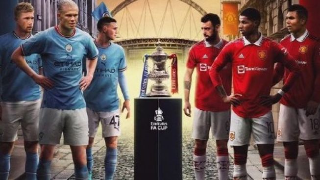 Link Live Streaming Piala FA Manchester City vs Manchester United