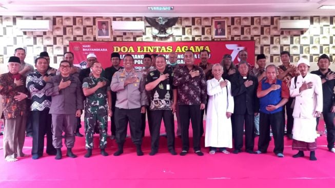 Polres Banjarnegara Gelar Doa Lintas Agama, Ini yang Diharapkan