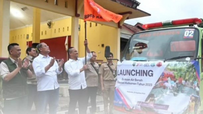 Bupati Kebumen Launching Distribusi Air Bersih, Ini yang Disampaikan