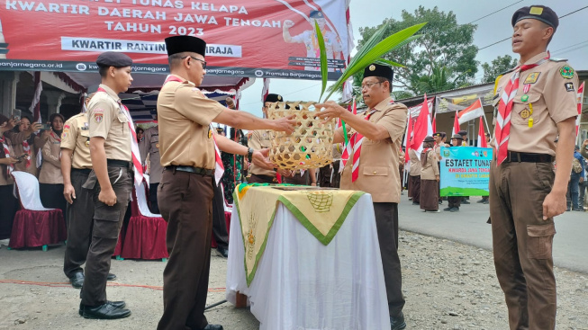Selain Dari Wonosobo, Banjarnegara Juga Terima Pasukan Estafet Tunas Kelapa Dari Kebumen