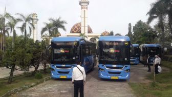 Bus Trans Padang Koridor V Resmi Beroperasi, Penumpang Cukup Bayar Rp1