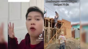 Bangun Rumah Minimalis Cuma Rp70 Juta Saja, TikTokers Ini Ungkap Alasannya Bisa Murah