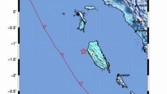 2 Gempa Guncang Mentawai Sumbar di Minggu Pagi