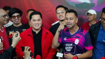 Diantar Raffi Ahmad dan Atta Halilintar, Erick Thohir Maju Jadi Ketum PSSI untuk Singkirkan Tangan Kotor