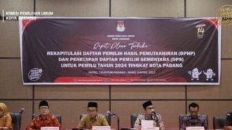 KPU Padang Tetapkan 667.675 DPS Pemilu 2024