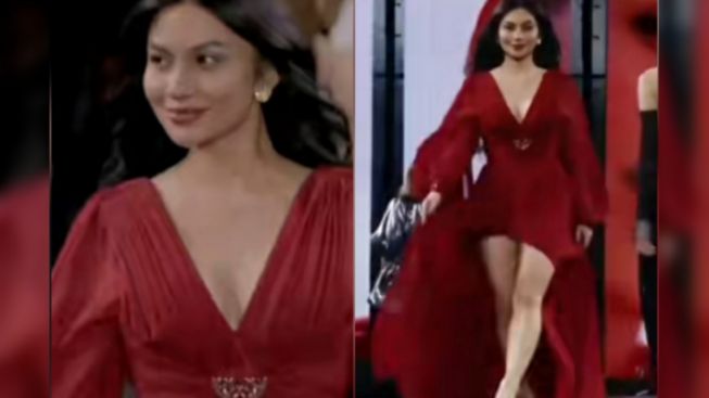 Ariel Tatum Tampil Memukau di Paris Fashion Week, Warganet Kagum: Berkelas