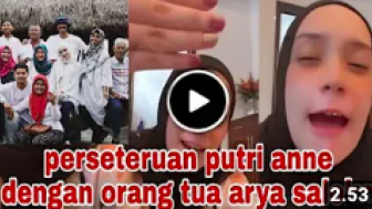 Viral Putri Anne Cekcok dengan Orang Tua Arya Saloka, Cek Faktanya yuk!