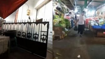 Viral Rumah Berdiri di Tengah Pasar, Kurir Sulit Temukan Alamat Hingga Ungkap Kondisi Pasar Saat Malam Hari, Unik!