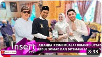 Cek Fakta: Akhirnya Arya Saloka Nikahi Amanda Manopo, Pemeran Andin Sudah Resmi Masuk Islam Dibantu Ustad Abdul Somad